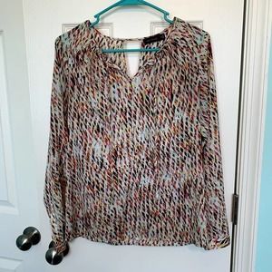 The Limited Women's Size Extra Small Printed Blouse